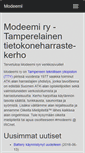 Mobile Screenshot of modeemi.fi