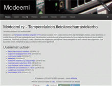 Tablet Screenshot of modeemi.fi